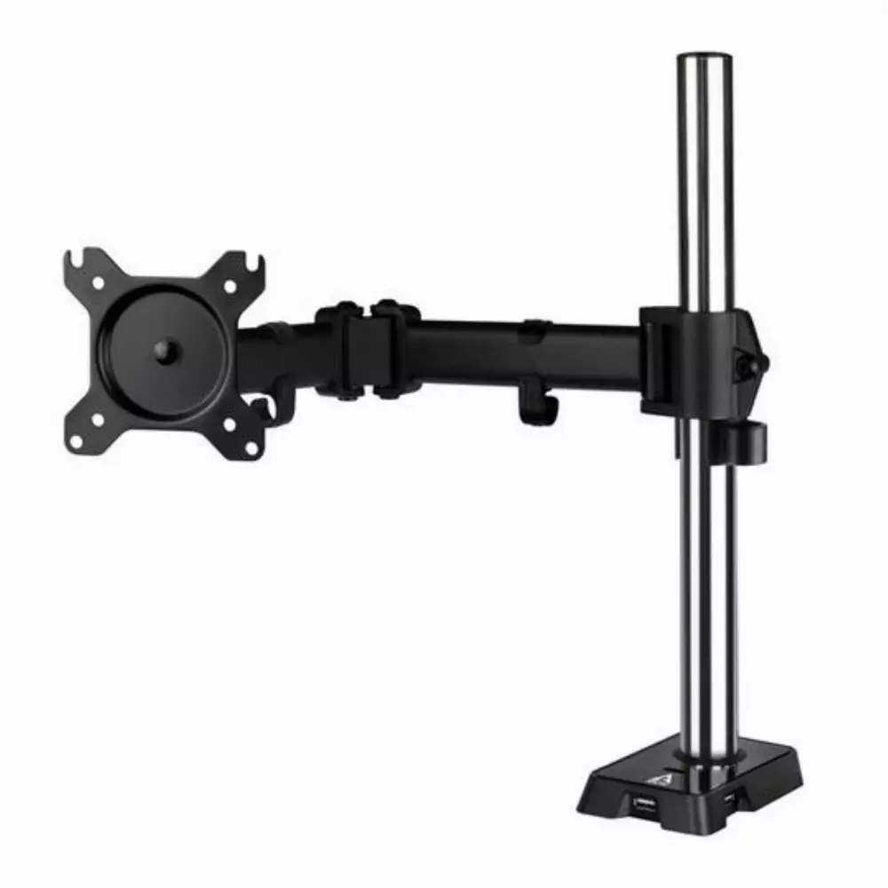 Monitorständer für Schreibtisch ARCTIC Z1 (Gen 3), Verstellbar, bis 49", 15 kg, hub USB 2.0, Schwarz
