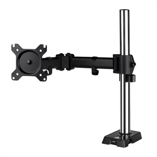 Monitorständer für Schreibtisch ARCTIC Z1 (Gen 3), Verstellbar, bis 49", 15 kg, hub USB 2.0, Schwarz