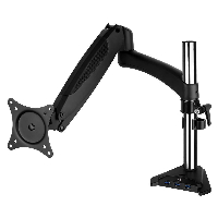 Стойка за монитор за бюро ARCTIC Z1-3D (Gen 3), Регулируема, до 38", 8 кг, hub USB 3.0, Черен