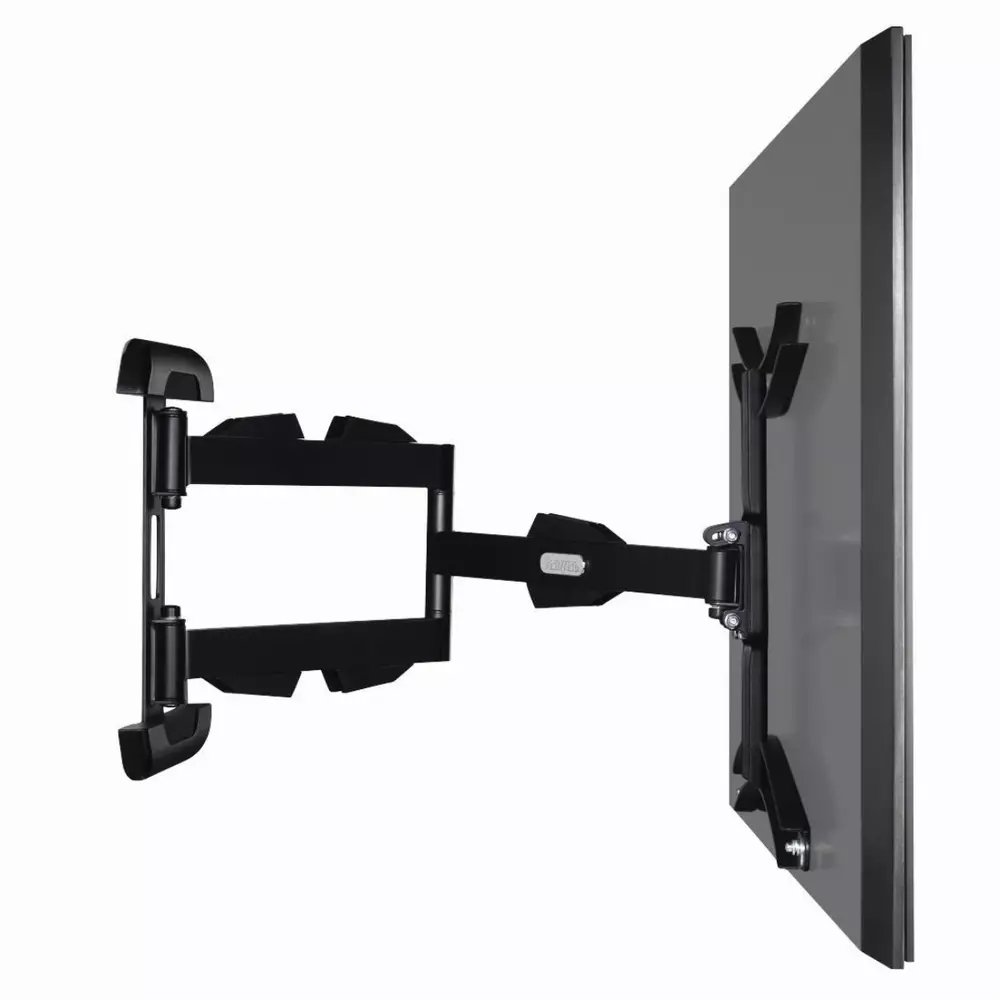 Стенна стойка за TV HAMA 108712, Регулируема, 165 cm (65"), 25 кг, 2 рамена, 3 звезди, Черен