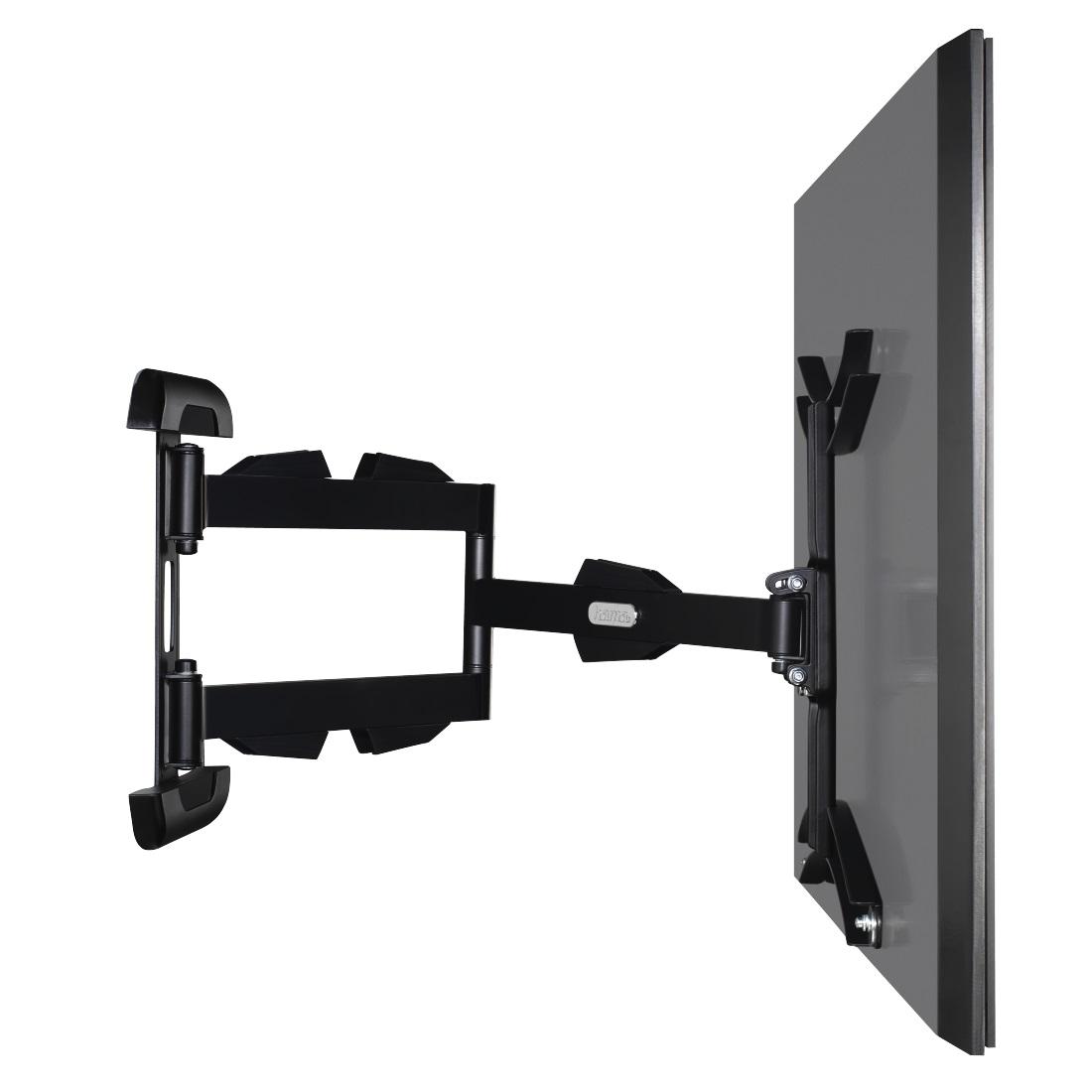 Стенна стойка за TV HAMA 108712, Регулируема, 165 cm (65"), 25 кг, 2 рамена, 3 звезди, Черен