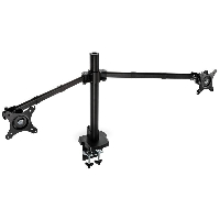 Стойка за 2 монитора за бюро Kolink Chimera Dual, Регулируема, 36", 12 кг, Черен