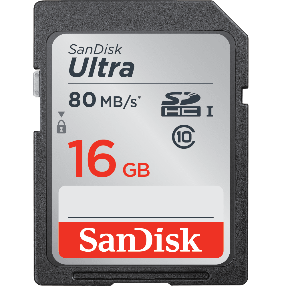 Карта памет SANDISK Ultra SDHC, 16GB, Class 10, 80MB/s , UHS-1