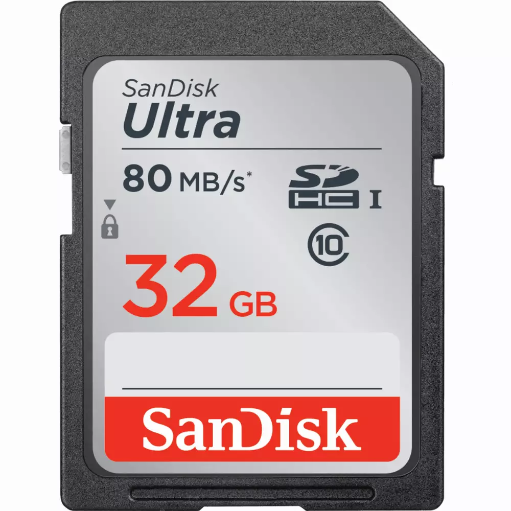 Карта памет SANDISK Ultra® SDHC,32GB, Class 10 UHS-I, 80 Mb/s