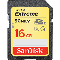 Карта памет SANDISK Extreme SDHC, 16GB, Class 10, U3, 90 Mb/s