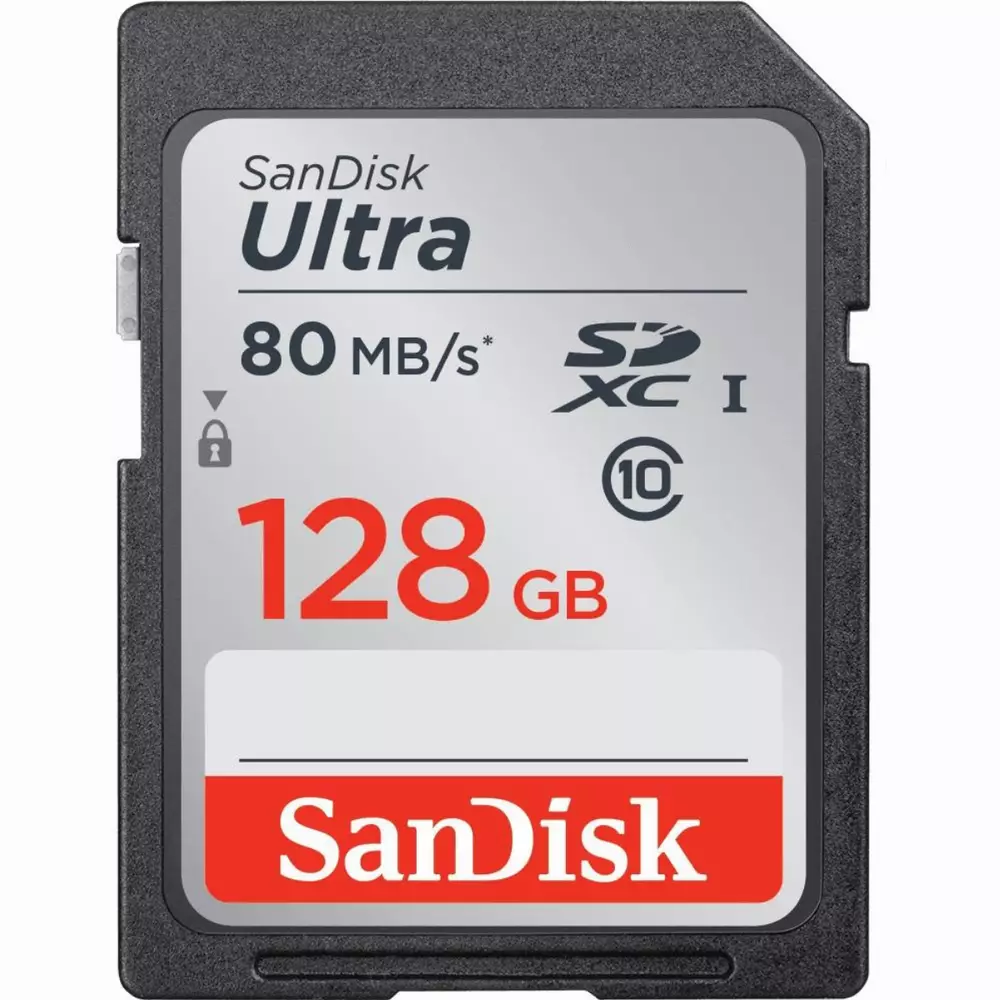Карта памет SANDISK Ultra&reg; SDXC,128GB, Class 10 UHS-I, 80 Mb/s