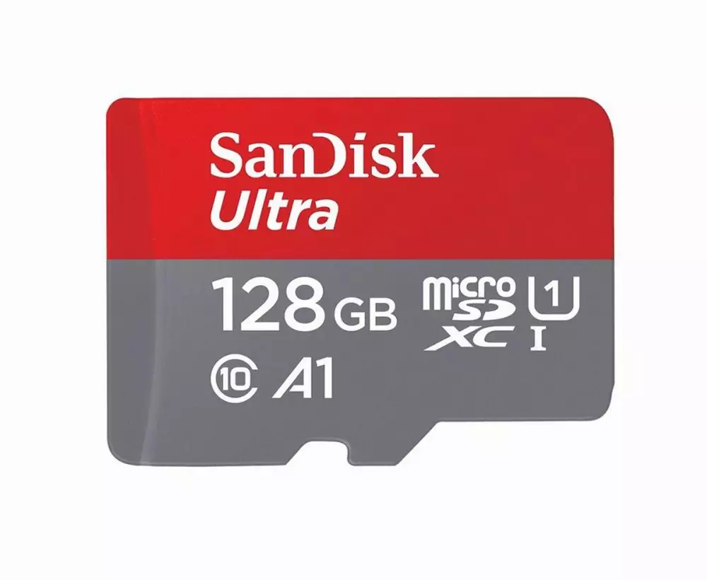 Карта памет SANDISK Ultra micro SDXC UHS-I, A1, SD Адаптер, 128GB, Class 10,100Mb/s