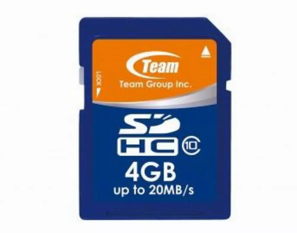 Карта памет TEAM SDHC, 4GB, Class 10
