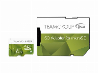 Карта памет Team Group Color microSDHC 16GB, UHS-I Class 10 + SD Адаптер
