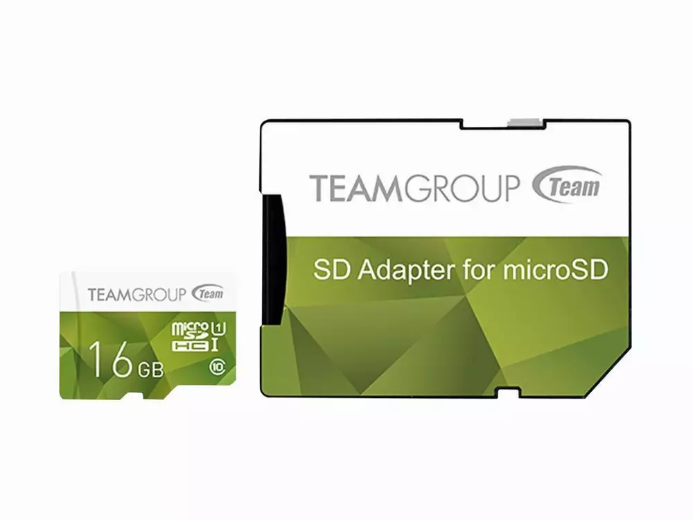 Карта памет Team Group Color microSDHC 16GB, UHS-I Class 10 + SD Адаптер