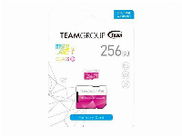 Карта памет Team Group Color microSDXC 256GB, UHS-I Class 10 + SD Адаптер
