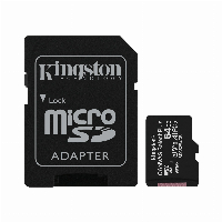 Карта памет Kingston Canvas Select Plus  microSDHC 64GB, Class 10 UHS-I