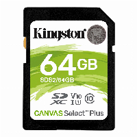 Карта памет Kingston Canvas Select Plus SD 64GB, Class 10 UHS-I
