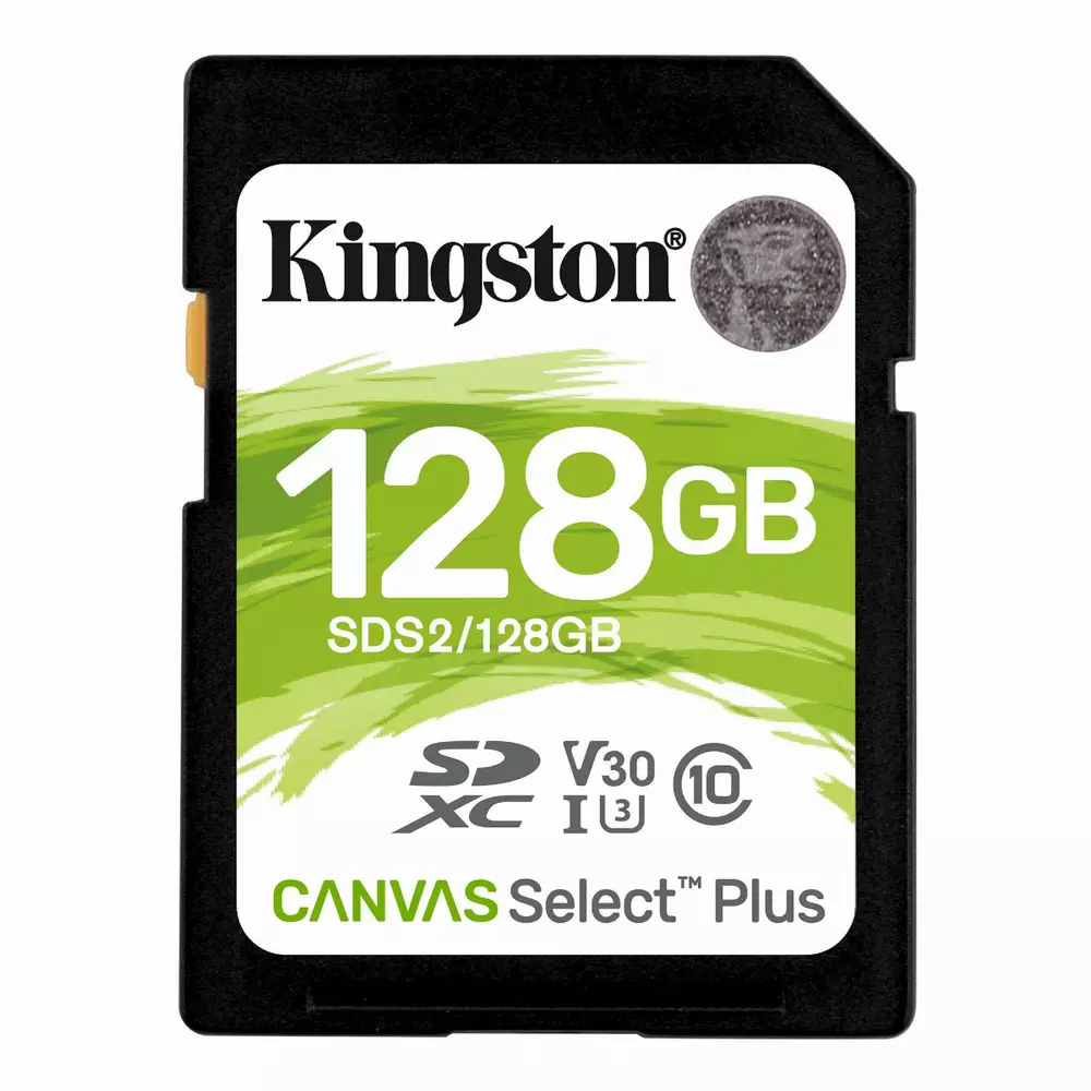 Карта памет Kingston Canvas Select Plus SD 128GB, Class 10 UHS-I