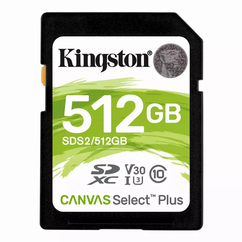 Карта памет Kingston Canvas Select Plus SD 512GB, Class 10 UHS-I