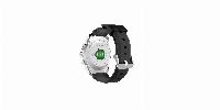 Хибриден смарт часовник MyKronoz ZeTime Regular Silver/White, силиконова бяла каишка