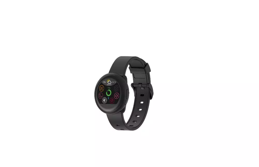 Смарт часовник MyKronoz ZeRound3 Lite, кръгла форма, черен