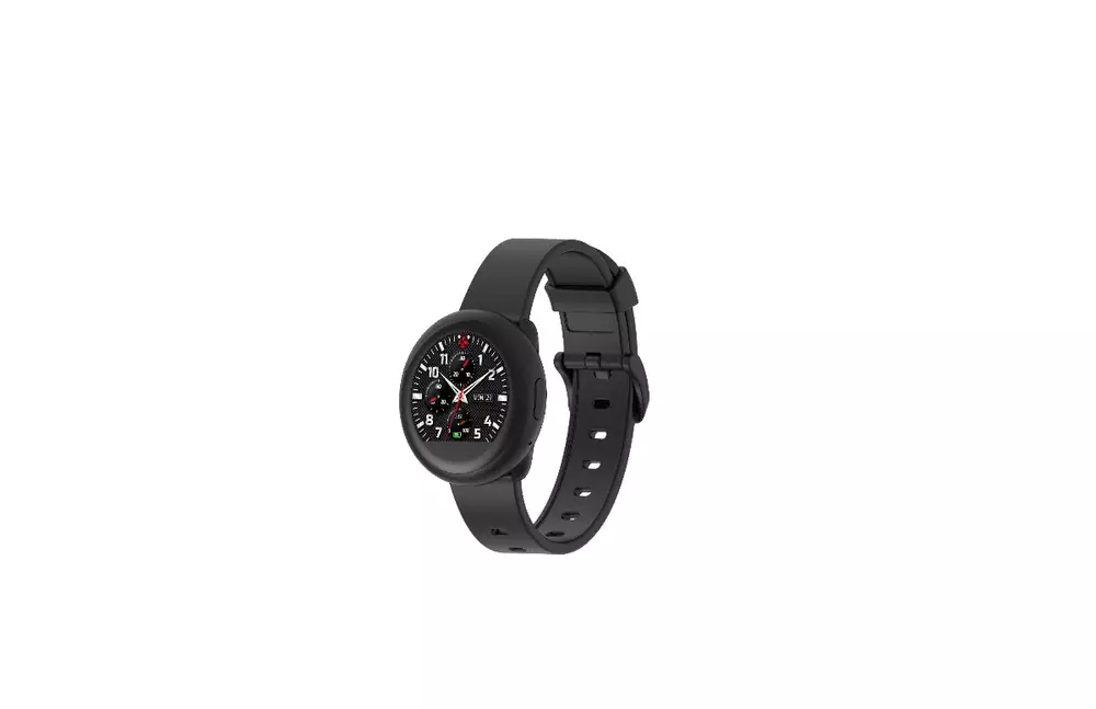 Смарт часовник MyKronoz ZeRound3 Lite, кръгла форма, черен
