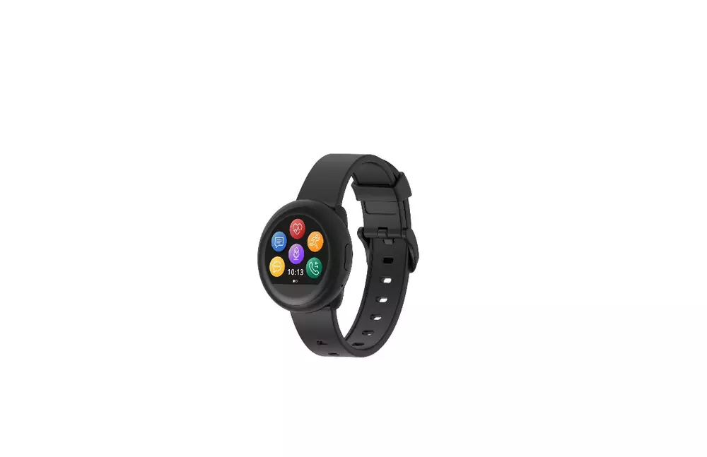 Смарт часовник MyKronoz ZeRound3 Lite, кръгла форма, черен