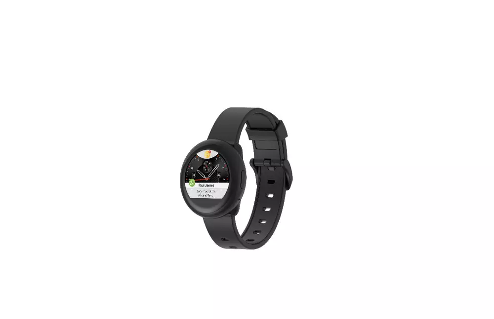 Смарт часовник MyKronoz ZeRound3 Lite, кръгла форма, черен