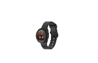Смарт часовник MyKronoz ZeRound3 Lite, кръгла форма, черен