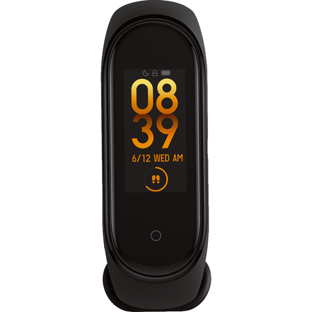Фитнес гривна Xiaomi Mi Smart Band 4, 0.95", AMOLED дисплей, Черен