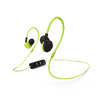 Спортни слушалки HAMA Active BT 177095, In-Ear, Bluetooth, Микрофон, Черен/Жълт
