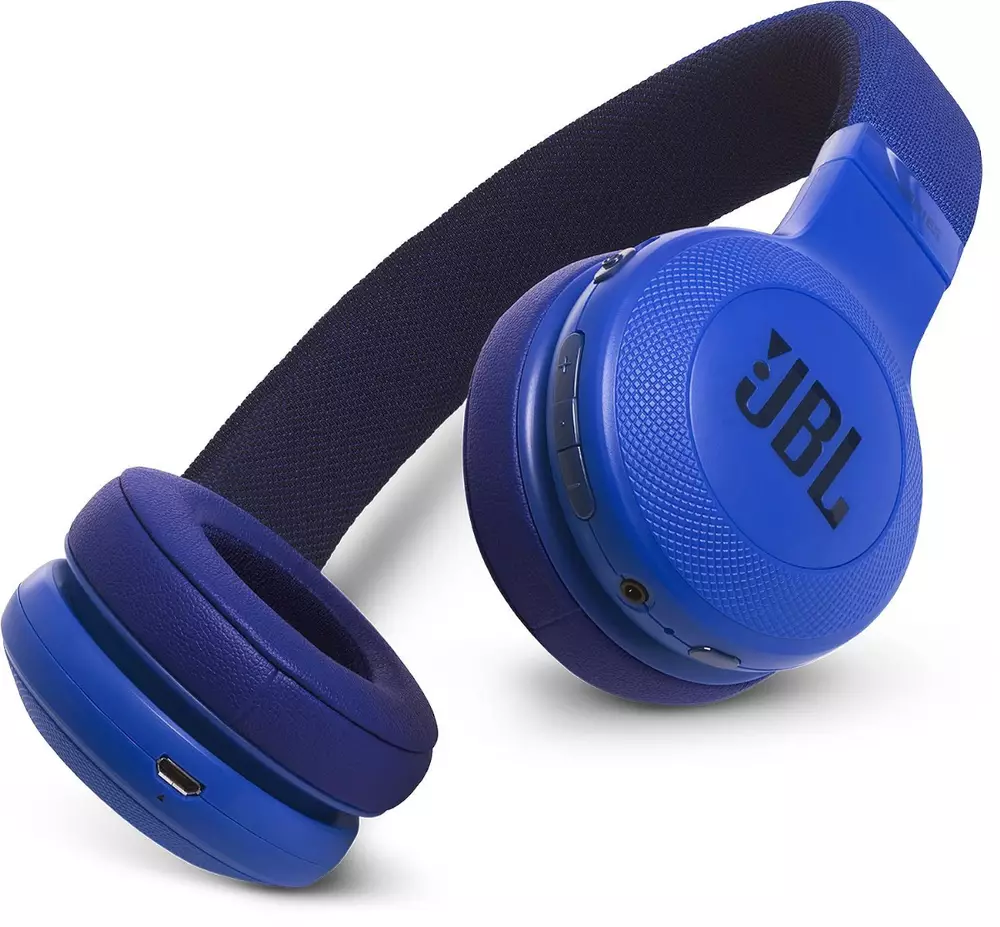 Блутут слушалки JBL E45BT, Син