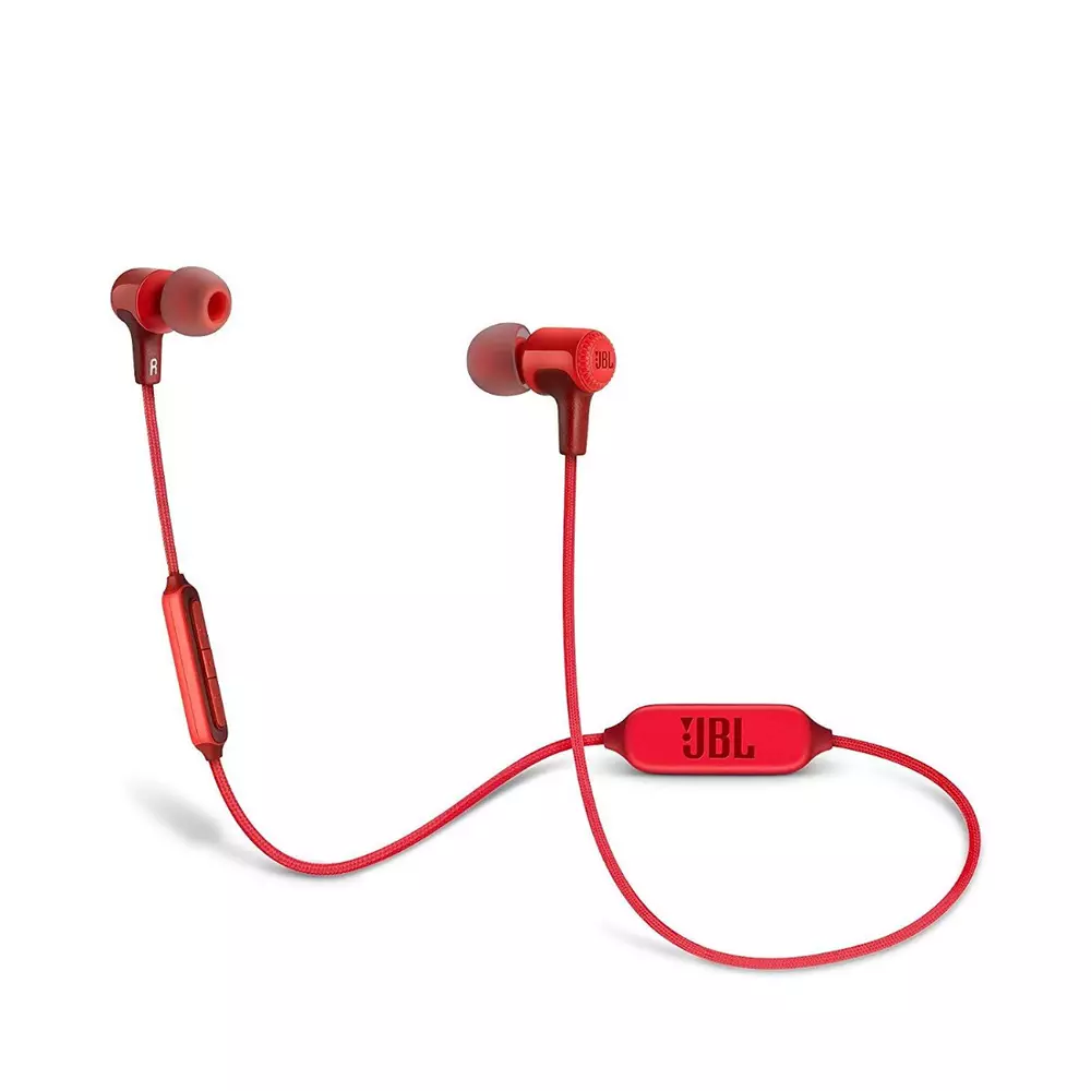 Блутут слушалки JBL E25BT, Червен