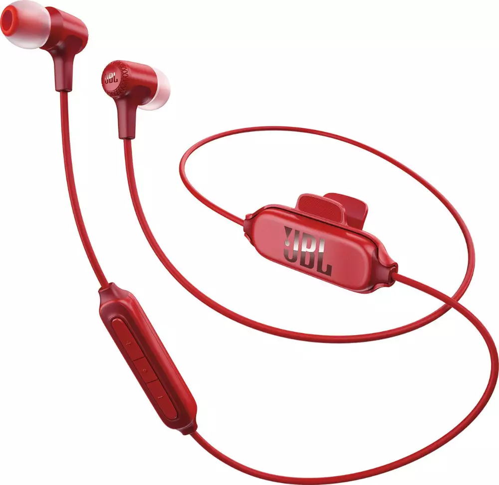 Блутут слушалки JBL E25BT, Червен