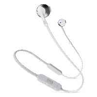 Блутут Слушалки JBL T205BT, Бял/Сребрист