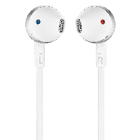 Блутут Слушалки JBL T205BT, Бял/Сребрист