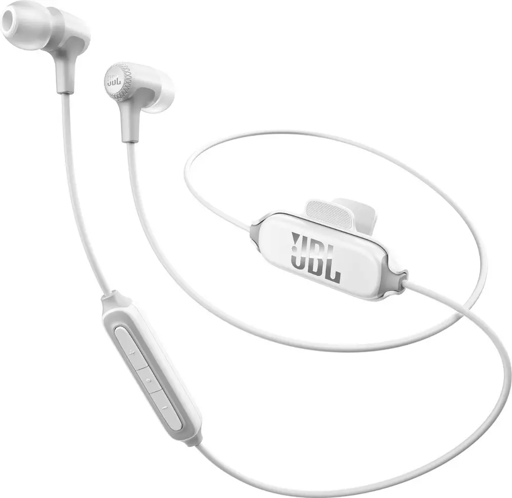 Блутут слушалки JBL E25BT, Бял