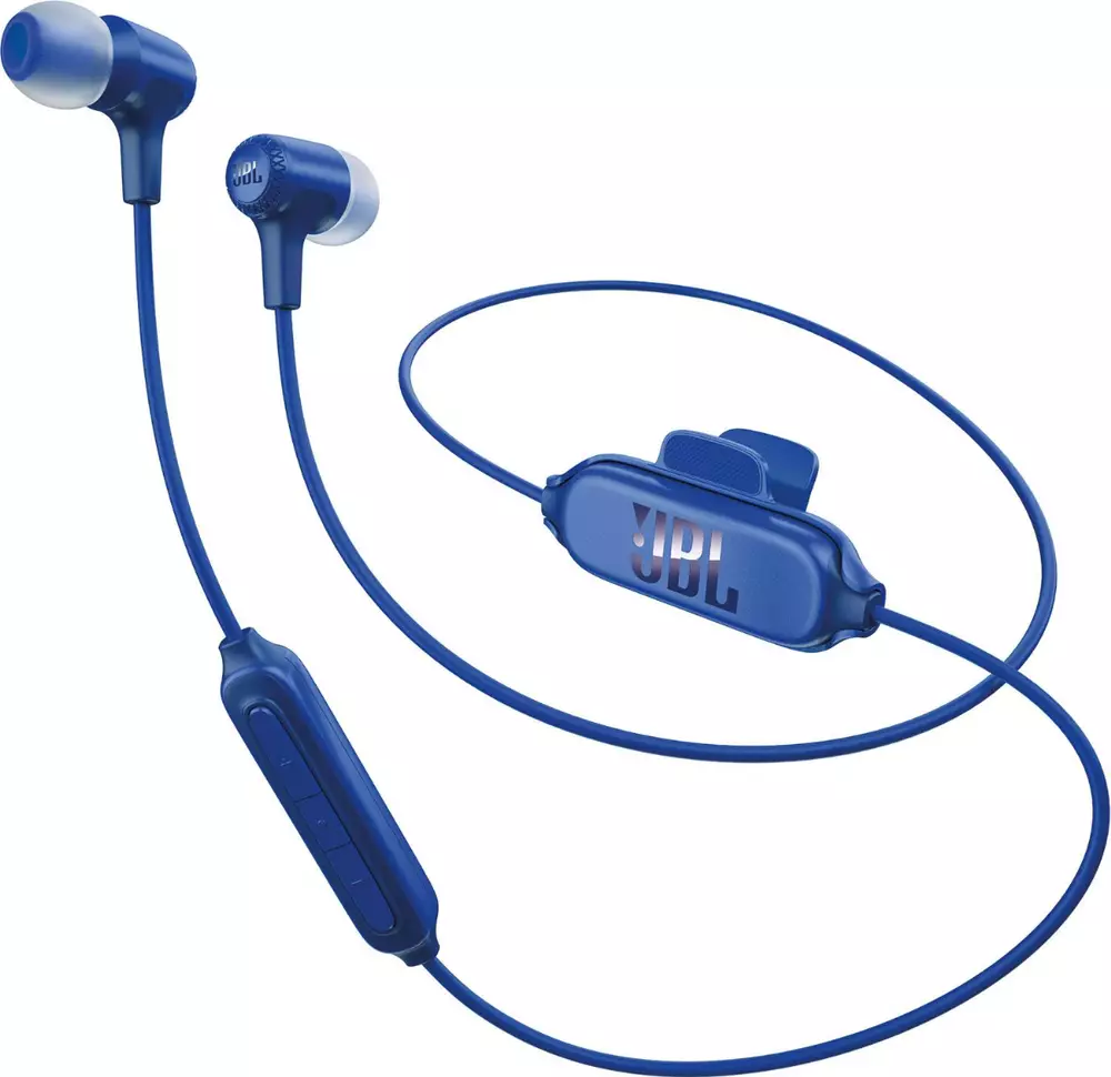 Блутут слушалки JBL E25BT, Син