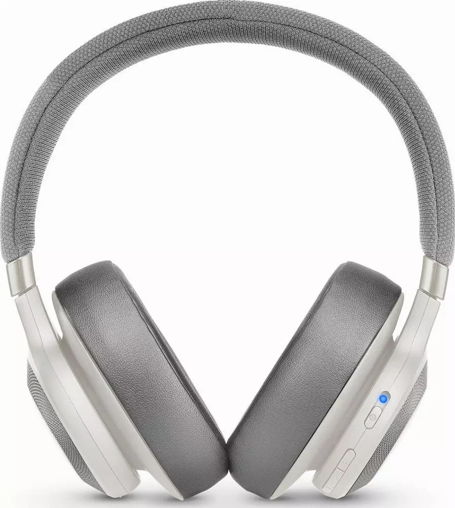 Безжични слушалки over-ear JBL E65BTNC, Бял