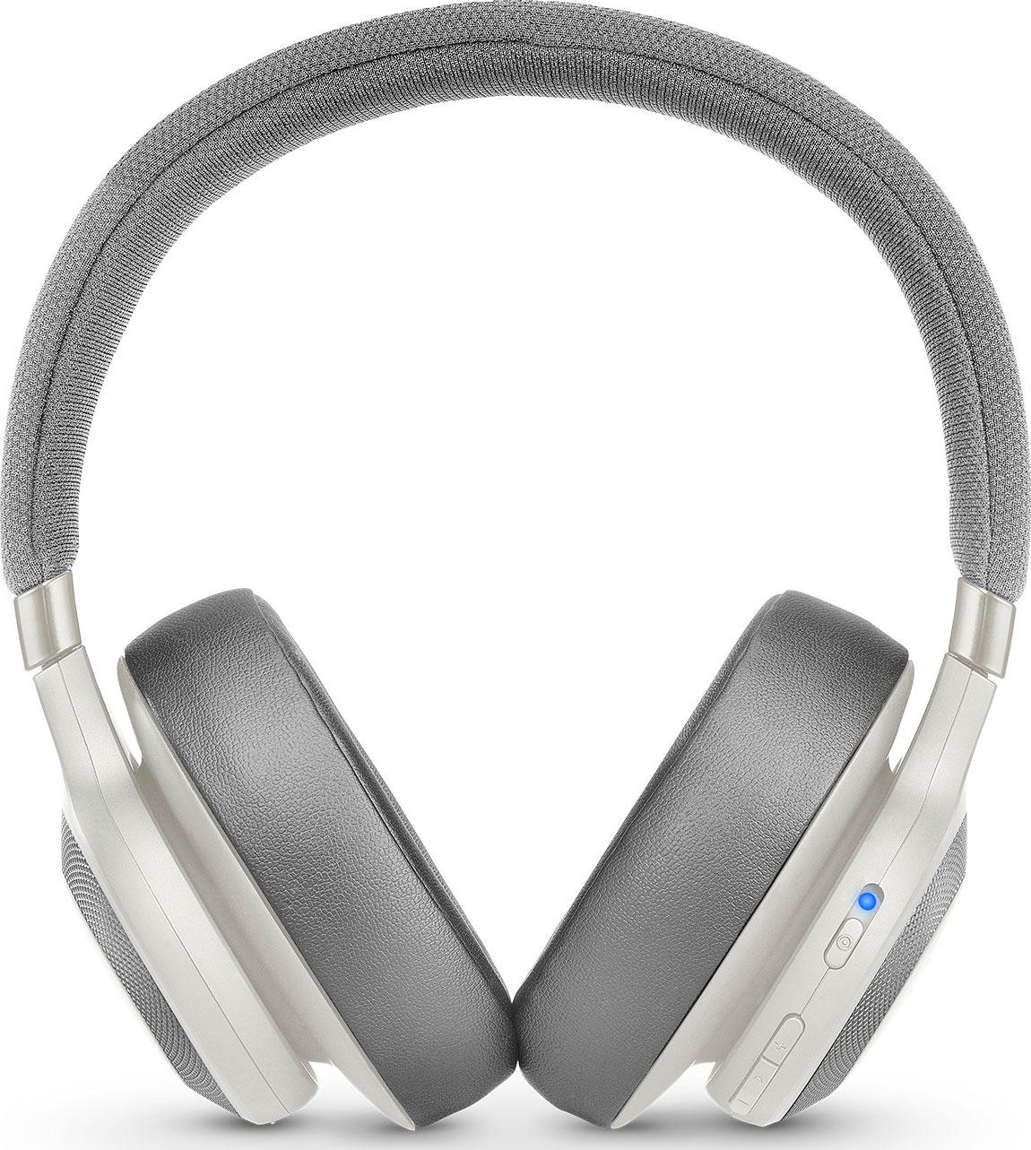 Безжични слушалки over-ear JBL E65BTNC, Бял