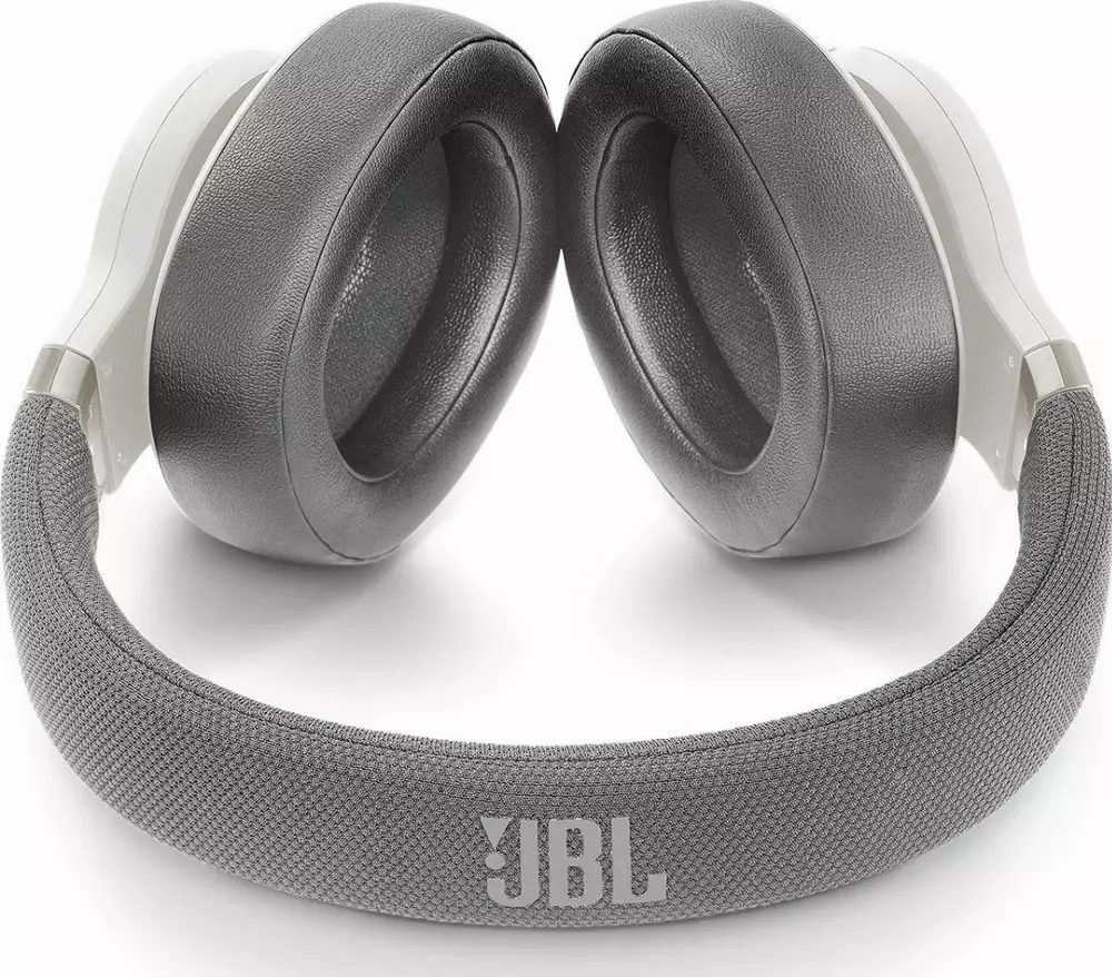 Безжични слушалки over-ear JBL E65BTNC, Бял
