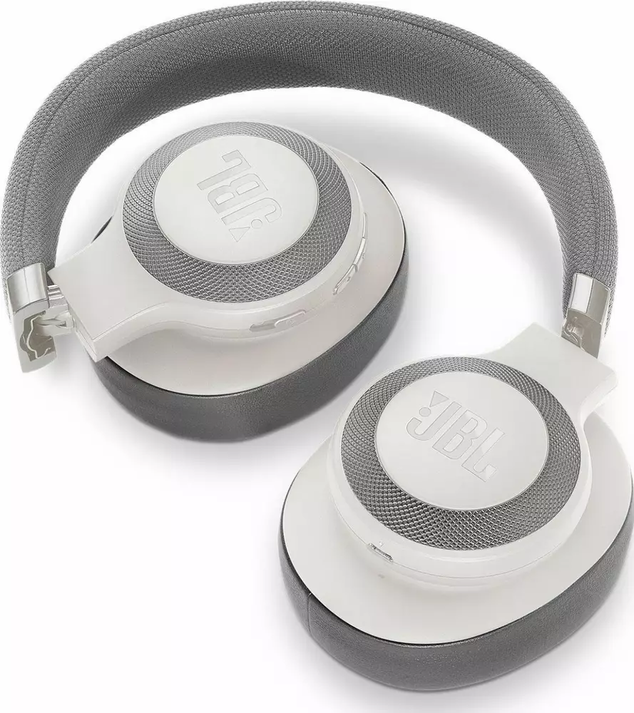 Безжични слушалки over-ear JBL E65BTNC, Бял