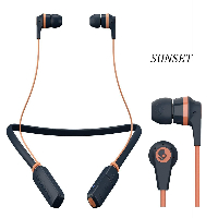 Блутут слушалки тапи Skullcandy INKD 2.0 Wireless  Син/Оранжев