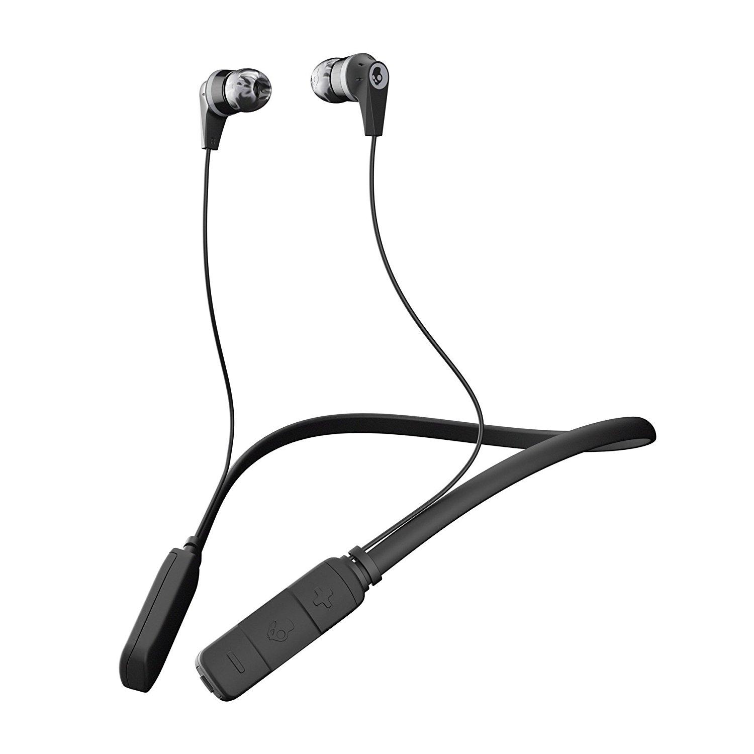 Блутут слушалки тапи Skullcandy INKD 2.0 Wireless Черен/Сив