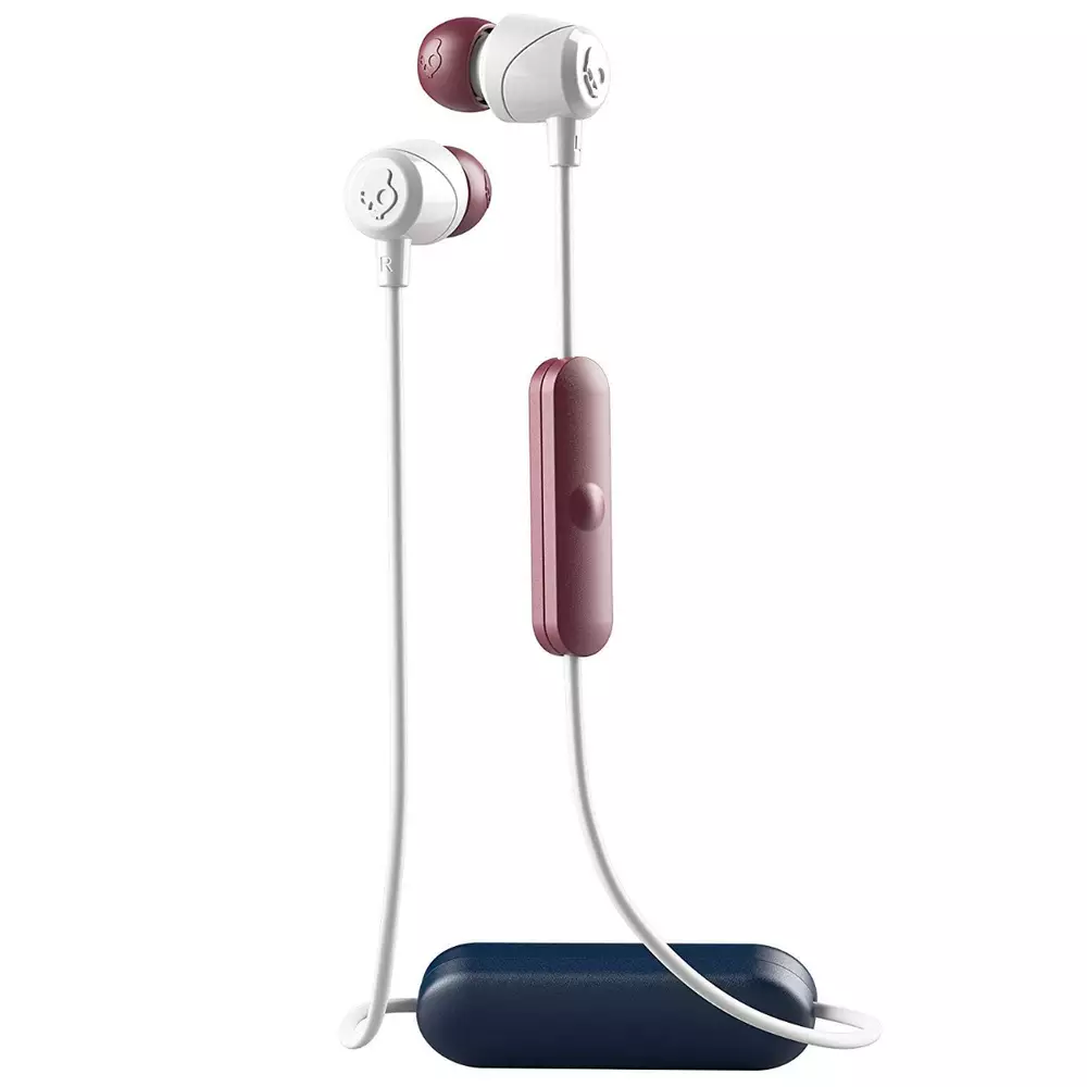 Блутут слушалки тапи Skullcandy Jib Wireless Бял/Червен