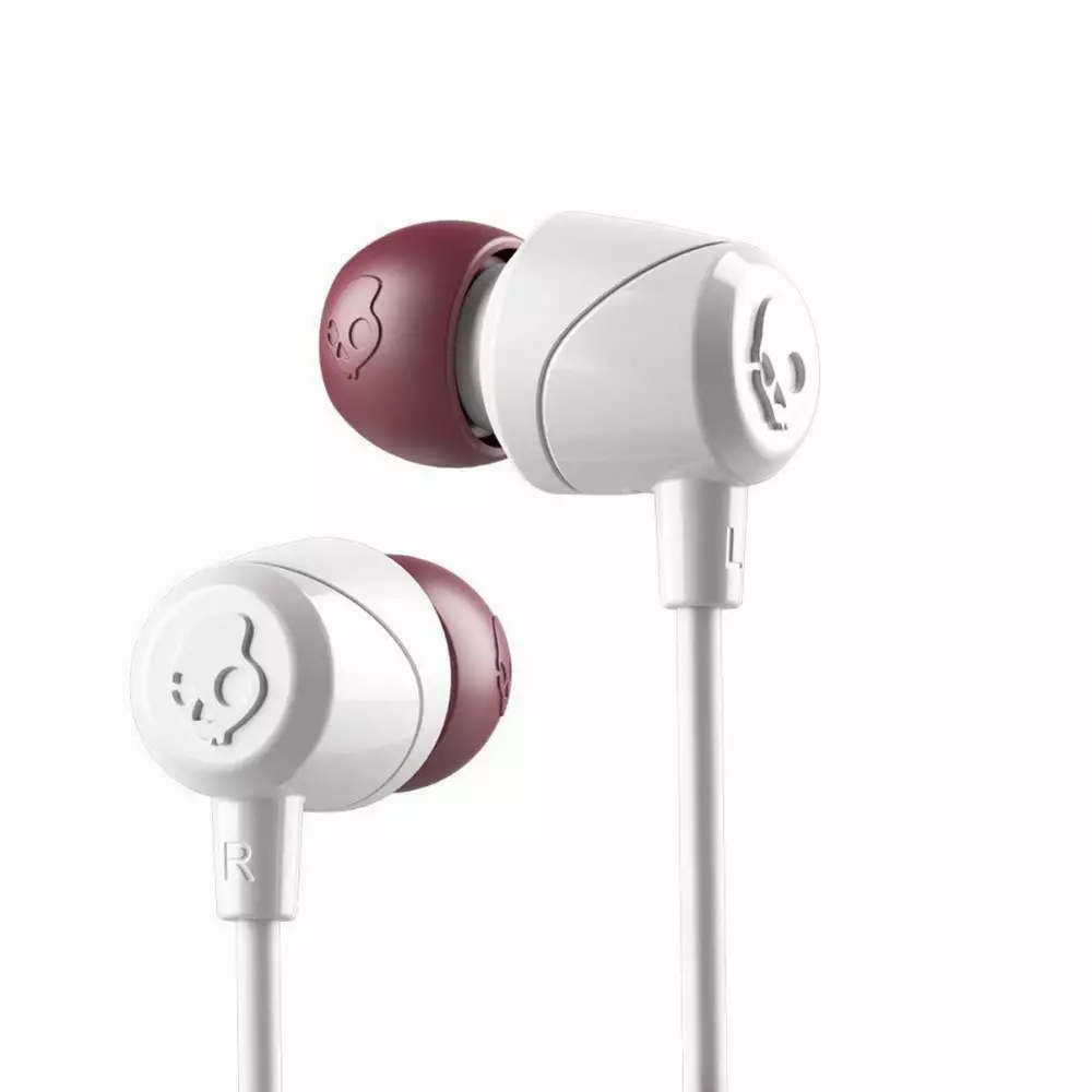 Блутут слушалки тапи Skullcandy Jib Wireless Бял/Червен
