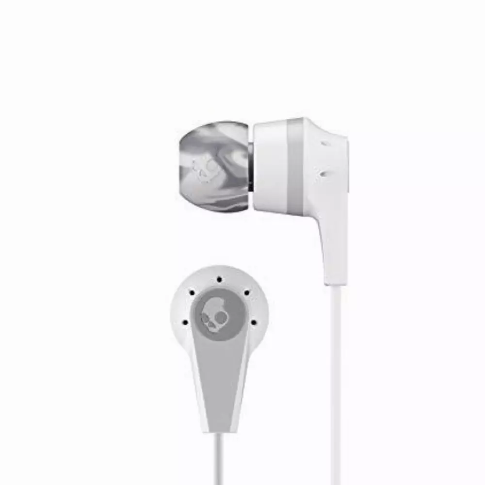 Блутут слушалки тапи Skullcandy INKD 2.0 Wireless  Бял/Сив