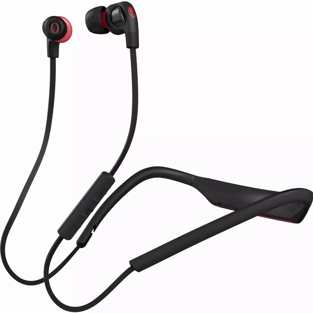 Блутут слушалки тапи Skullcandy Smokin Buds 2 Wireless Черен/Червен