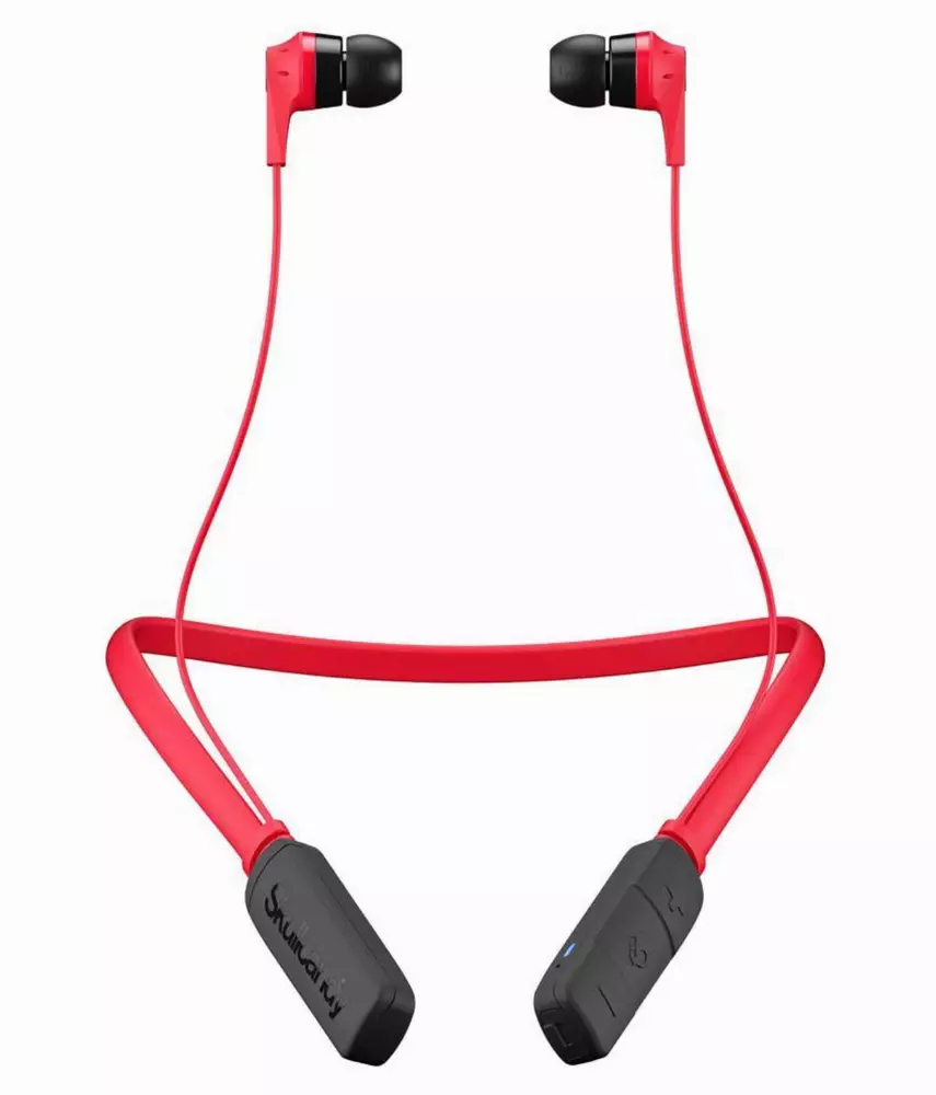 Блутут слушалки тапи Skullcandy INKD 2.0 Wireless Червен/Черен
