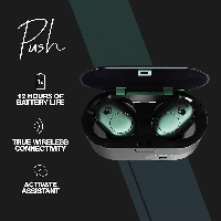 Блутут слушалки Skullcandy Push True Wireless Psycho Tropical, Зелен