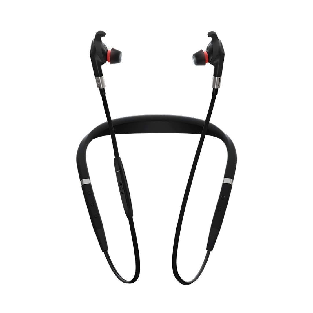 Слушалки Jabra Evolve 75e UC Stereo, Микрофон, Черни 