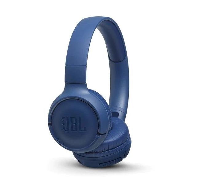 Блутут слушалки JBL T500BT, Син