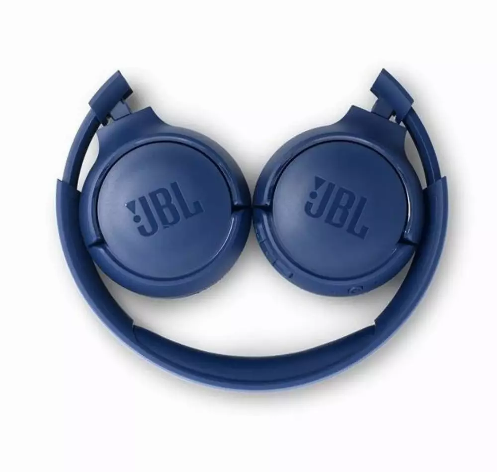 Блутут слушалки JBL T500BT, Син