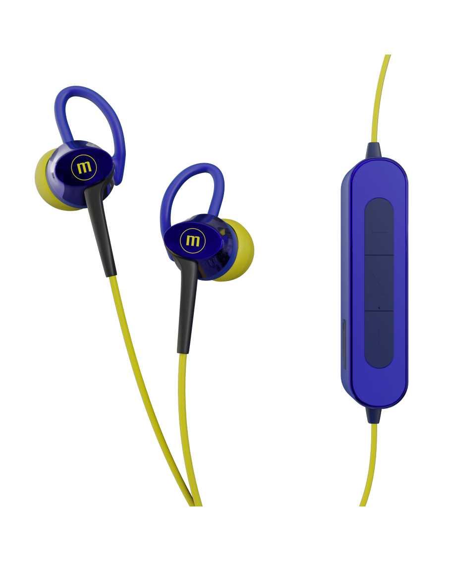 Блутут слушалки Maxell BT Fusion, aqua